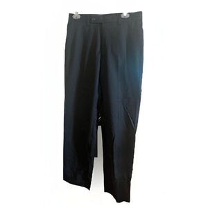 Men's VAN HEUSEN Suit Separates Dress Pants 30x32 NWT Black    ‎   Z